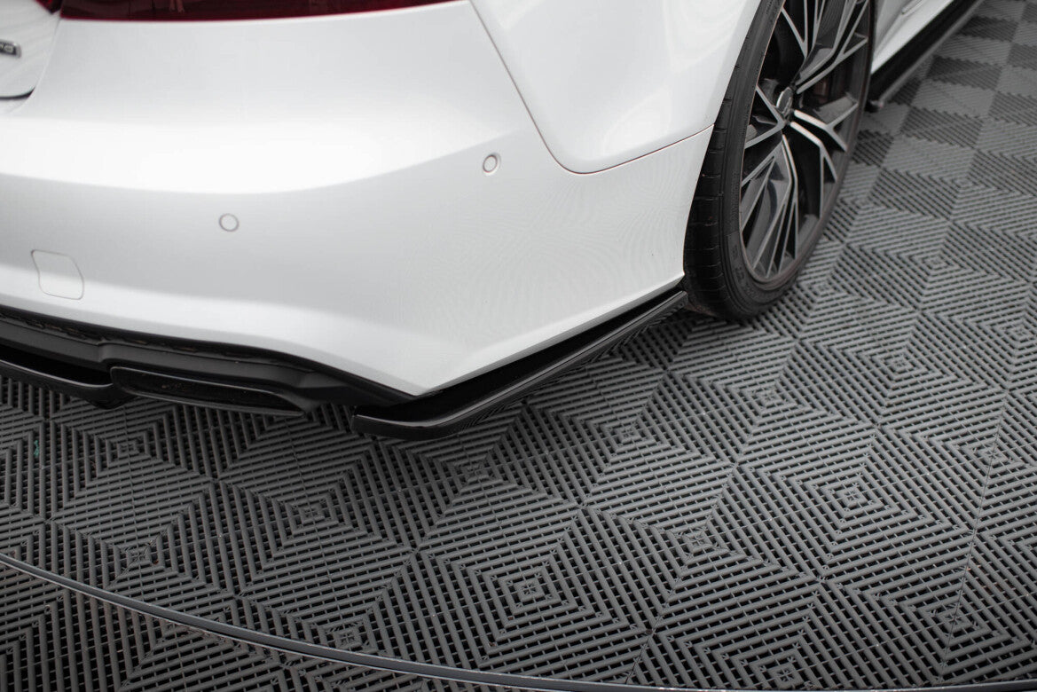 Diffusor Flaps V.3 passend für Mercedes V-Klasse AMG-Line W447 FL schwarz Hochglanz