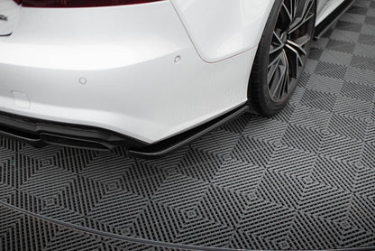 Diffusor Flaps V.3 passend für Mercedes V-Klasse AMG-Line W447 FL schwarz Hochglanz