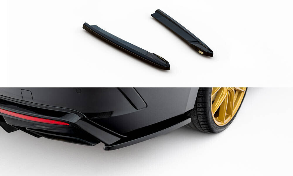 Diffusor Flaps V.3 passend für Skoda Octavia RS Liftback / Combi Mk4 FL schwarz Hochglanz