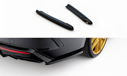 Diffusor Flaps V.3 passend für Skoda Octavia RS Liftback / Combi Mk4 FL schwarz Hochglanz