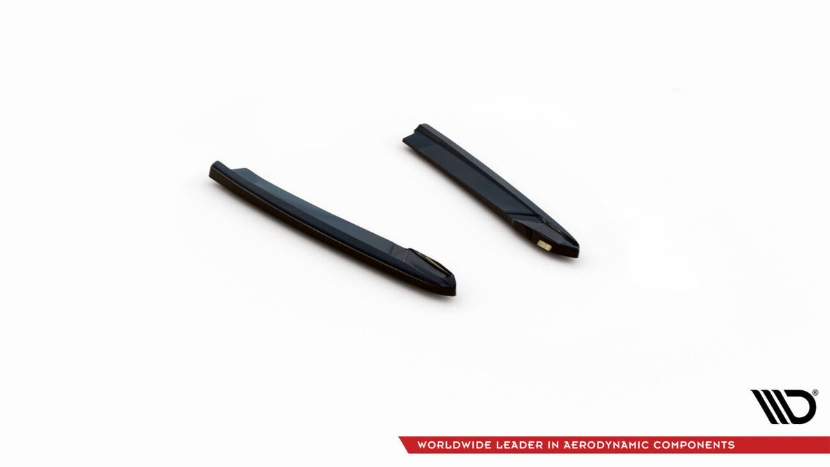 Diffusor Flaps V.3 passend für Skoda Octavia RS Liftback / Combi Mk4 FL schwarz Hochglanz