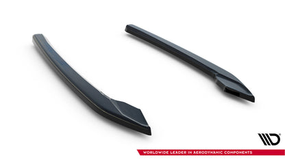 Diffusor Flaps V.3 passend für Skoda Superb Liftback / Combi Mk3 schwarz Hochglanz