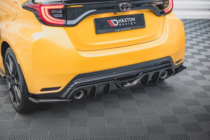 Diffusor Flaps V.3 passend für Toyota GR Yaris Mk4 schwarz Hochglanz