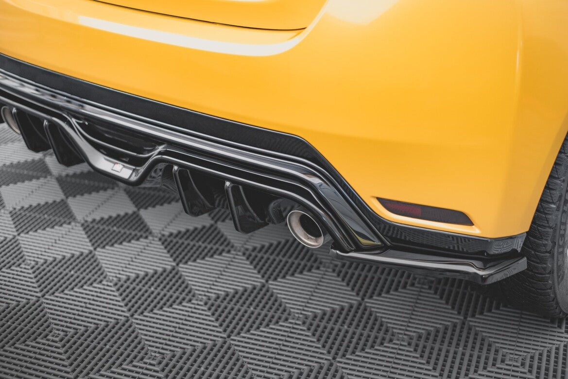 Diffusor Flaps V.3 passend für Toyota GR Yaris Mk4 schwarz Hochglanz