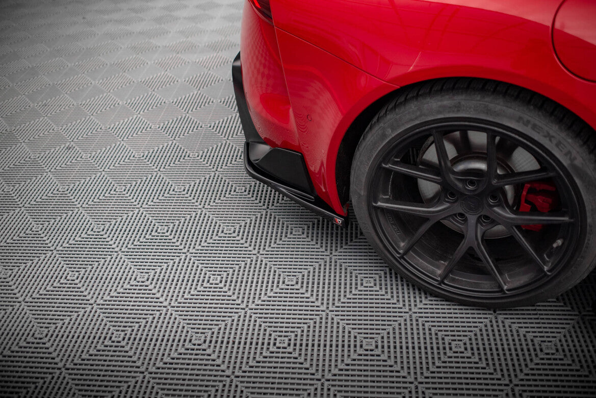 Diffusor Flaps V.3 passend für Toyota Supra Mk5 schwarz Hochglanz
