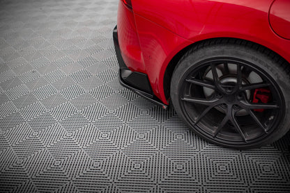 Diffusor Flaps V.3 passend für Toyota Supra Mk5 schwarz Hochglanz