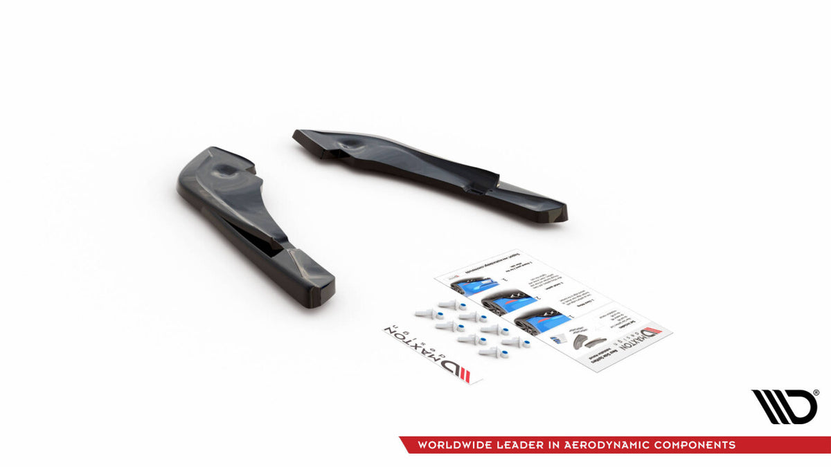 Diffusor Flaps V.3 passend für Toyota Supra Mk5 schwarz Hochglanz
