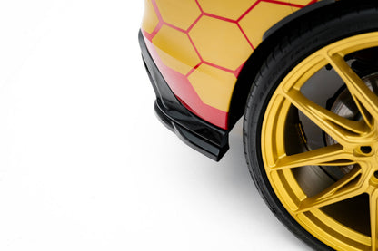 Diffusor Flaps V.3 passend für VW Golf GTI Clubsport Mk8 FL schwarz Hochglanz