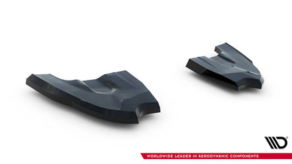 Diffusor Flaps V.3 passend für VW Golf GTI Clubsport Mk8 FL schwarz Hochglanz