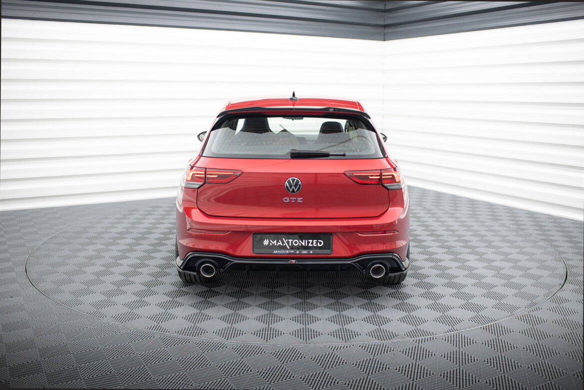 Diffusor Flaps V.3 passend für VW Golf GTI Mk8 schwarz Hochglanz