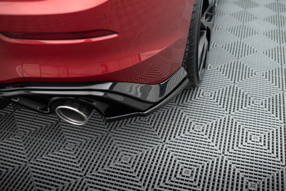 Diffusor Flaps V.3 passend für VW Golf GTI Mk8 schwarz Hochglanz
