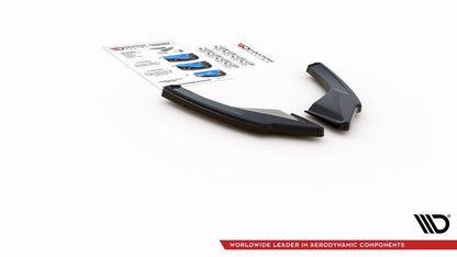 Diffusor Flaps V.3 passend für VW Golf GTI Mk8 schwarz Hochglanz
