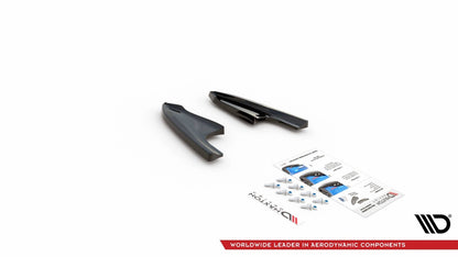 Diffusor Flaps V.3 passend für VW Golf R Hatchback Mk8 FL schwarz Hochglanz