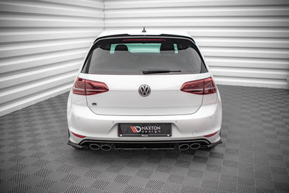 Diffusor Flaps V.3 passend für VW Golf R Mk7 schwarz Hochglanz