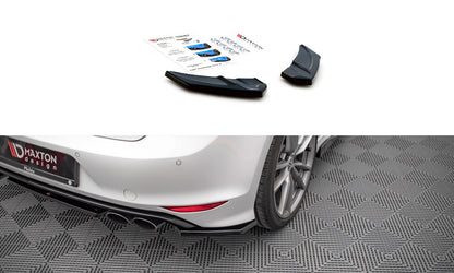 Diffusor Flaps V.3 passend für VW Golf R Mk7 schwarz Hochglanz