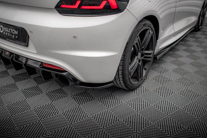 Diffusor Flaps V.3 passend für VW Scirocco R Mk3 schwarz Hochglanz