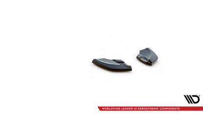 Diffusor Flaps V.3 passend für VW Scirocco R Mk3 schwarz Hochglanz