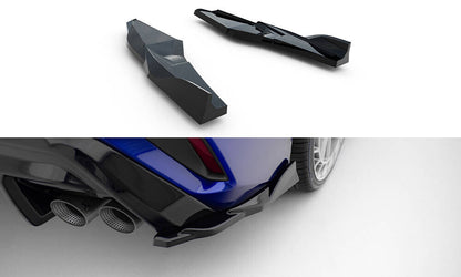 Diffusor Flaps V.4 passend für Audi S3 Limousine 8Y FL schwarz Hochglanz