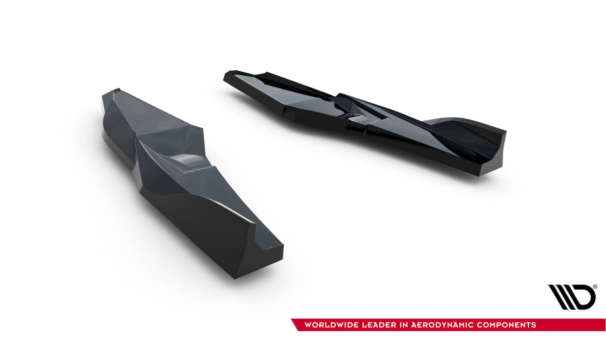 Diffusor Flaps V.4 passend für Audi S3 Limousine 8Y FL schwarz Hochglanz
