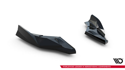 Diffusor Flaps V.4 passend für Audi S3 Sportback 8Y FL schwarz Hochglanz