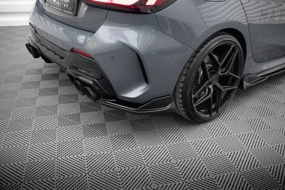 Diffusor Flaps V.4 passend für BMW 1er M-Paket / M135i / 128ti F40 schwarz Hochglanz