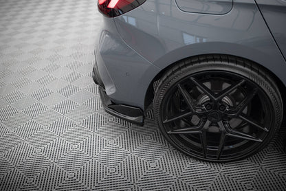 Diffusor Flaps V.4 passend für BMW 1er M-Paket / M135i / 128ti F40 schwarz Hochglanz