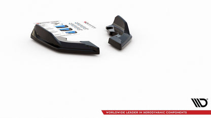Diffusor Flaps V.4 passend für BMW 1er M-Paket / M135i / 128ti F40 schwarz Hochglanz