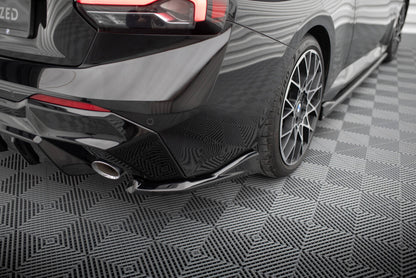 Diffusor Flaps V.4 passend für BMW 2 G42 schwarz Hochglanz