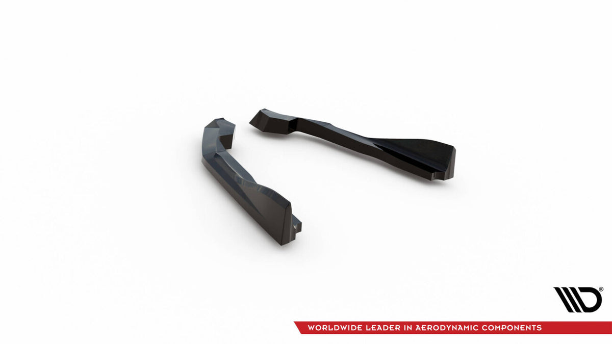Diffusor Flaps V.4 passend für BMW 2 G42 schwarz Hochglanz