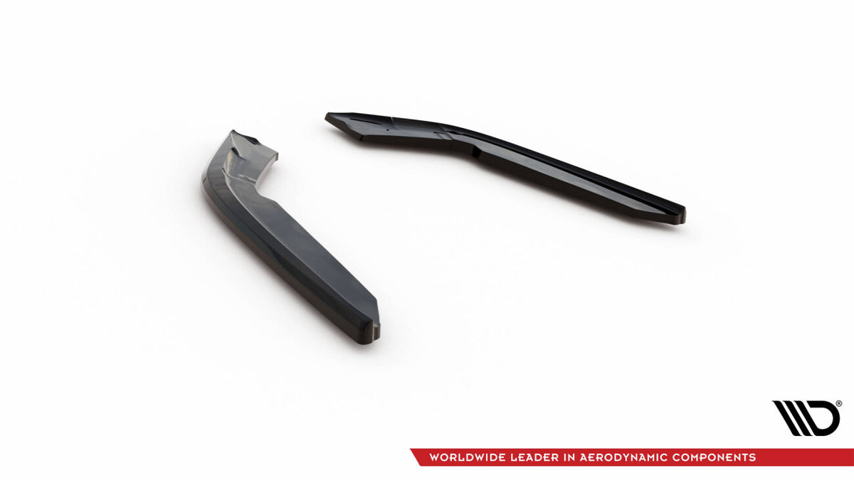 Diffusor Flaps V.4 passend für BMW 4er Coupe M-Paket F32 schwarz Hochglanz