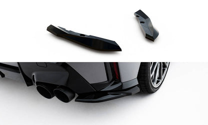 Diffusor Flaps V.4 passend für BMW M135i F70 schwarz Hochglanz