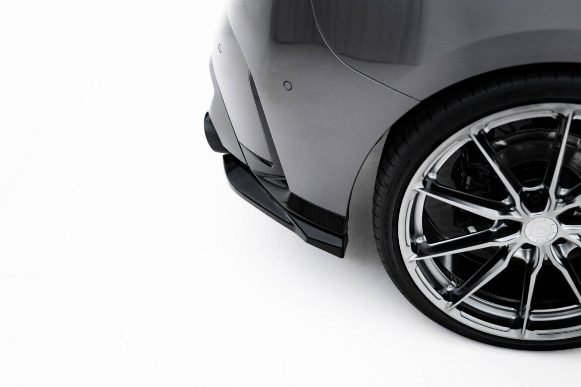 Diffusor Flaps V.4 passend für BMW M135i F70 schwarz Hochglanz