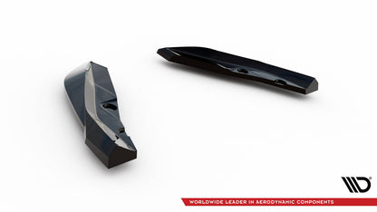 Diffusor Flaps V.4 passend für BMW M135i F70 schwarz Hochglanz