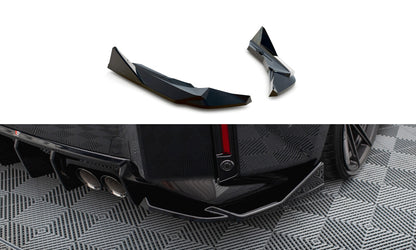 Diffusor Flaps V.4 passend für BMW M2 G87 schwarz Hochglanz