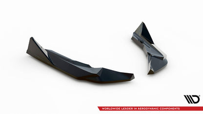 Diffusor Flaps V.4 passend für BMW M2 G87 schwarz Hochglanz