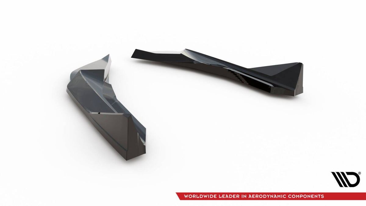 Diffusor Flaps V.4 passend für BMW M2 G87 schwarz Hochglanz