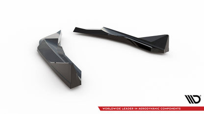 Diffusor Flaps V.4 passend für BMW M2 G87 schwarz Hochglanz