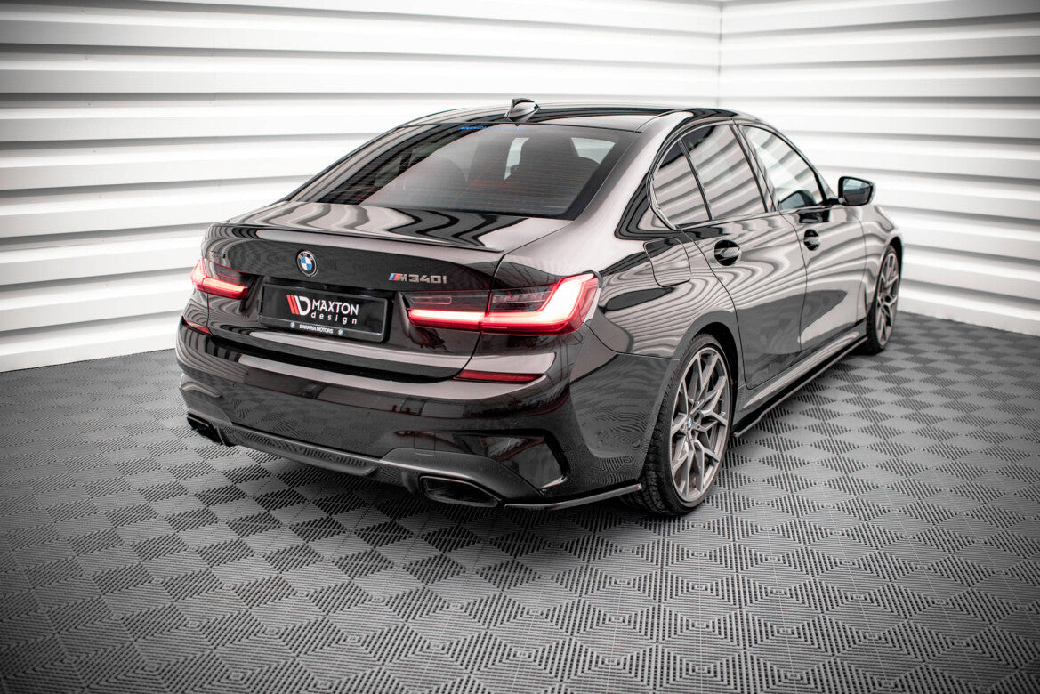 Diffusor Flaps V.4 passend für BMW M340i G20 / G21 schwarz Hochglanz