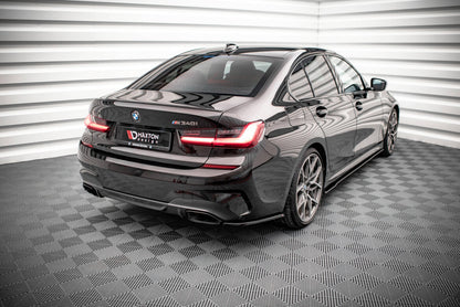 Diffusor Flaps V.4 passend für BMW M340i G20 / G21 schwarz Hochglanz