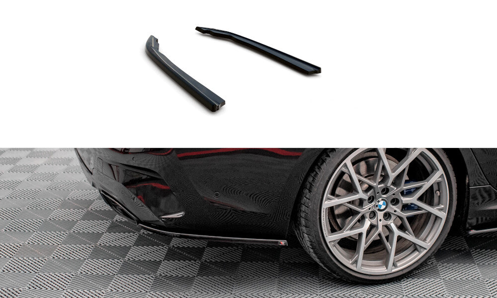 Diffusor Flaps V.4 passend für BMW M340i G20 / G21 schwarz Hochglanz