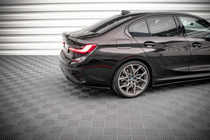 Diffusor Flaps V.4 passend für BMW M340i G20 / G21 schwarz Hochglanz