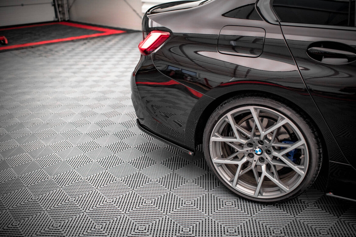 Diffusor Flaps V.4 passend für BMW M340i G20 / G21 schwarz Hochglanz