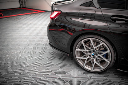 Diffusor Flaps V.4 passend für BMW M340i G20 / G21 schwarz Hochglanz