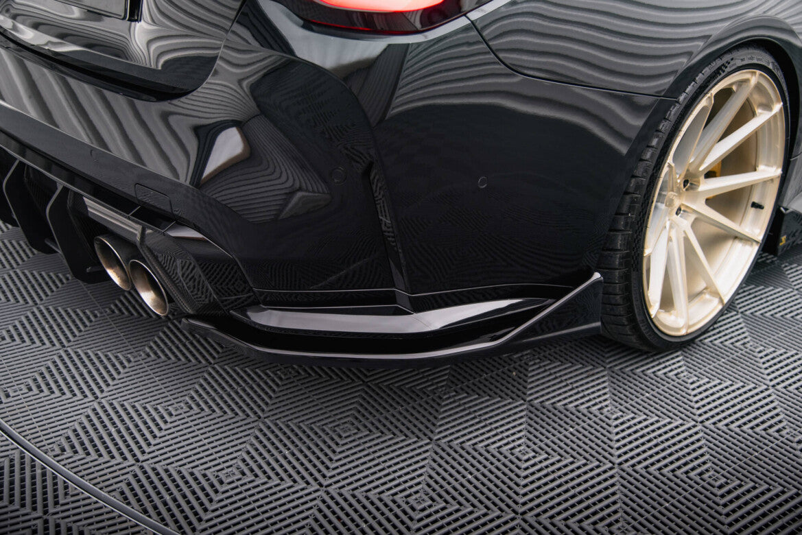 Diffusor Flaps V.4 passend für BMW M4 G82 / G82 FL schwarz Hochglanz
