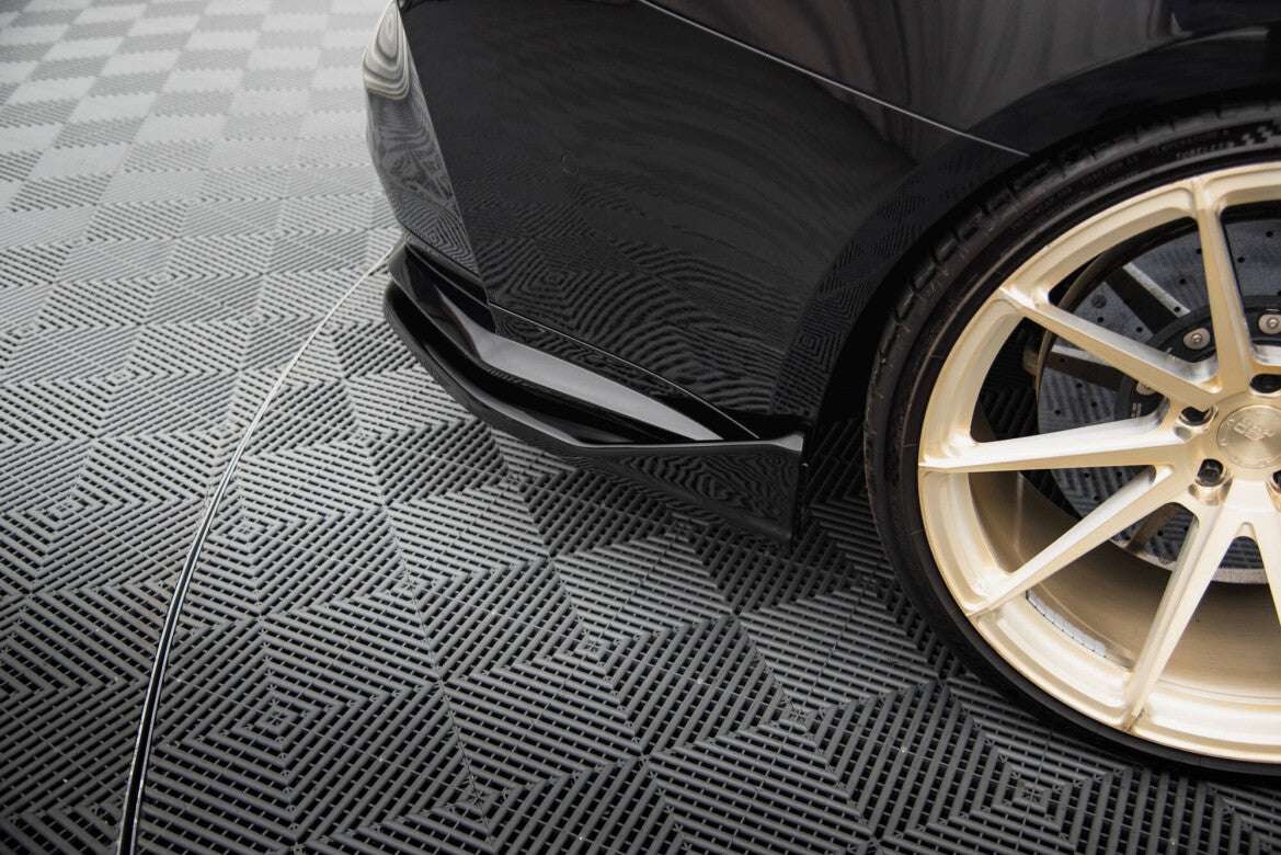 Diffusor Flaps V.4 passend für BMW M4 G82 / G82 FL schwarz Hochglanz