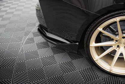 Diffusor Flaps V.4 passend für BMW M4 G82 / G82 FL schwarz Hochglanz
