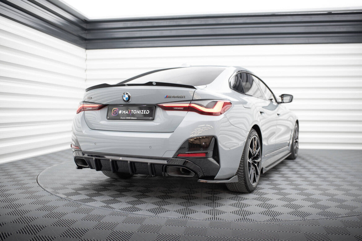Diffusor Flaps V.4 passend für BMW M440i Gran Coupe G26 schwarz Hochglanz