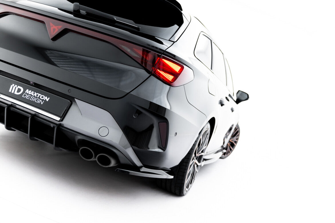 Diffusor Flaps V.4 passend für CUPRA Leon ST Mk1 FL schwarz Hochglanz
