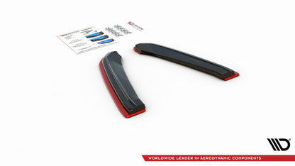 Diffusor Flaps V.4 passend für Seat Leon CUPRA Mk3 FL Sportstourer schwarz Hochglanz