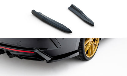 Diffusor Flaps V.4 passend für Skoda Octavia RS Liftback / Combi Mk4 FL schwarz Hochglanz